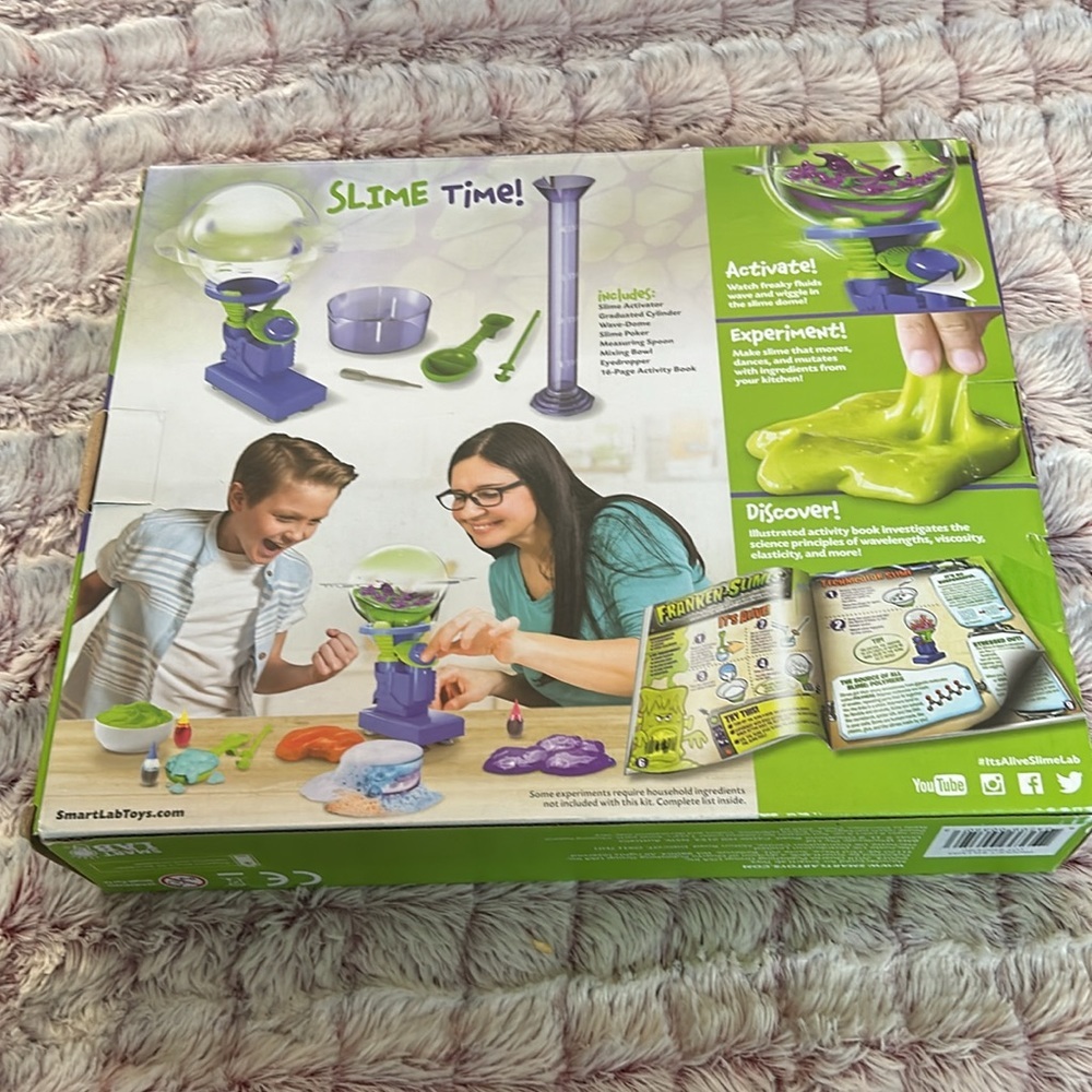 It's Alive! Slime Lab by SmartLab Toys Educational Experiments STEAM 12 pc. New - Picture 2 of 2
